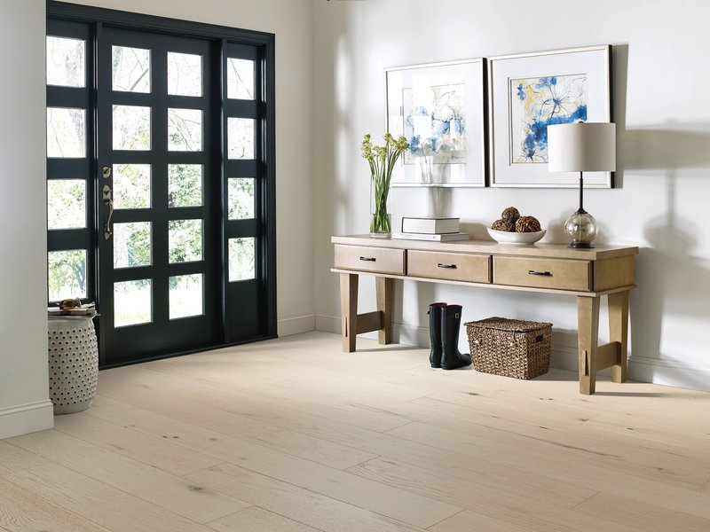 Entry Way With Hardwood Flooring from A Touch Of Magic Flooring in Emerald Isle, NC