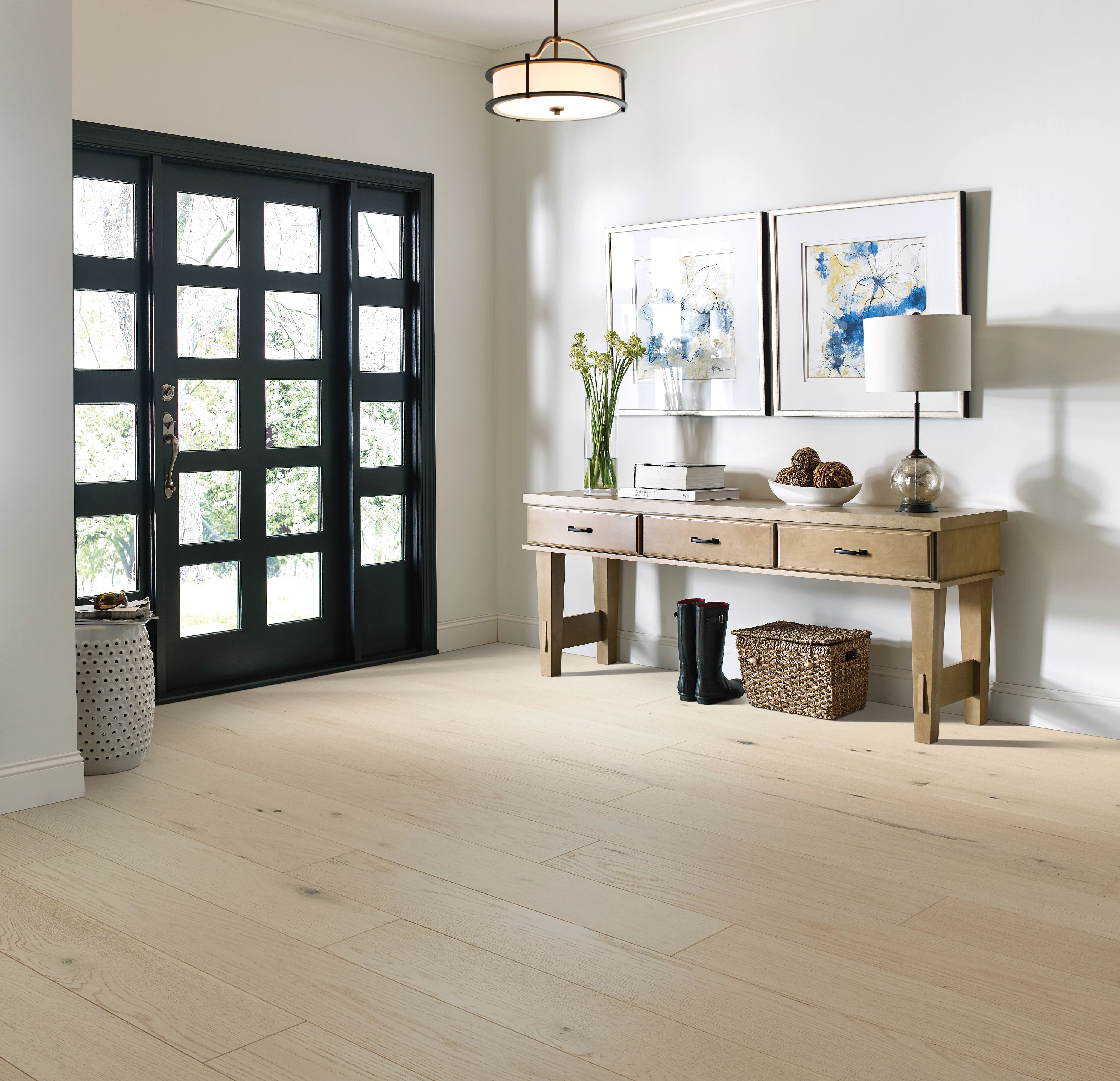 Entry Way With Hardwood Flooring from A Touch Of Magic Flooring in Emerald Isle, NC