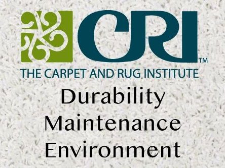 The Carpet and Rug Institute logo on carpet from A Touch Of Magic Flooring in Emerald Isle, NC